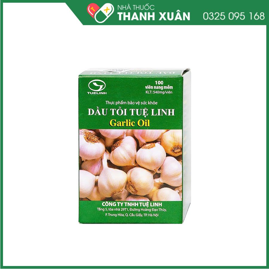 Dầu tỏi Tuệ Linh giúp hỗ trợ giảm mỡ máu, giảm nguy cơ xơ vữa động mạch vành, tăng cường sức đề kháng